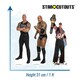 image 4 of The Rock WWE Dwayne Johnson Table Top Cardboard Cutouts - Pack of 3