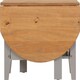 image 3 of Santos Drop Leaf Extending Coffee Table Grey
