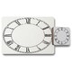 image 1 of Roman Numeral Clock (Placemat & Coaster Set)