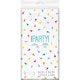 image 2 of 54" x 84" Bright Triangle Birthday Rectangular Foil Table Cover