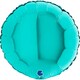 image 1 of Tiffany Blue Round Shape Foil Helium Balloon 46cm / 18 in