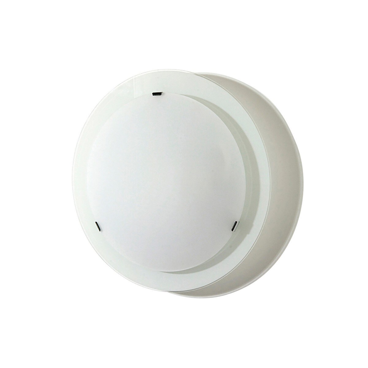 Netlighting Ruby Flush Fitting Small Round Satin Nickel in Grey