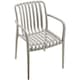 image 2 of Garden Chairs Alcudia - weather-resistant, durable and long-lasting plastic - Set of 6 Brown | Taupe