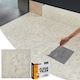 image 7 of NOVECRAFTO Vinyl Floor Tile – Self Adhesive 12x12 in – Desert Terrazzo – Peel & Stick for Kitchen, Bathroom & Living Room – Waterproof & Easy DIY Brown | 4.65 sqm