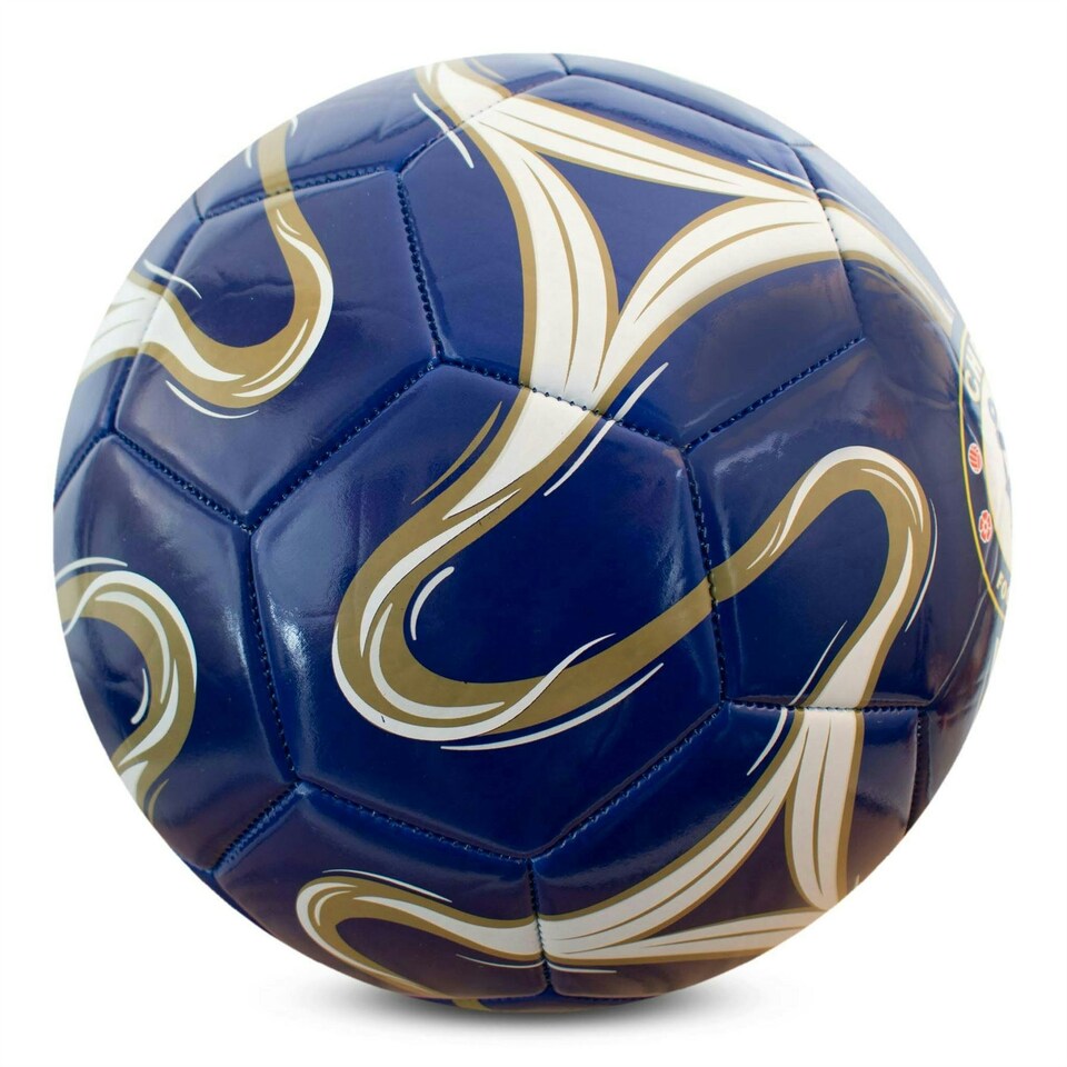 image 1 of Hy-Pro Officially Licesned Chelsea F.C Cosmos Football | Dark Blue, Size 5, 26 Panel, Training, Match, Merchandise, Blues, Collectible For Kids and Adults Blue
