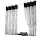 image 2 of Tahiti Eyelet Curtains - Black - 142cm x 183cm