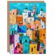 image 1 of Quirky Morocco Cityscape Oil Colourful Him Her Birthday Card