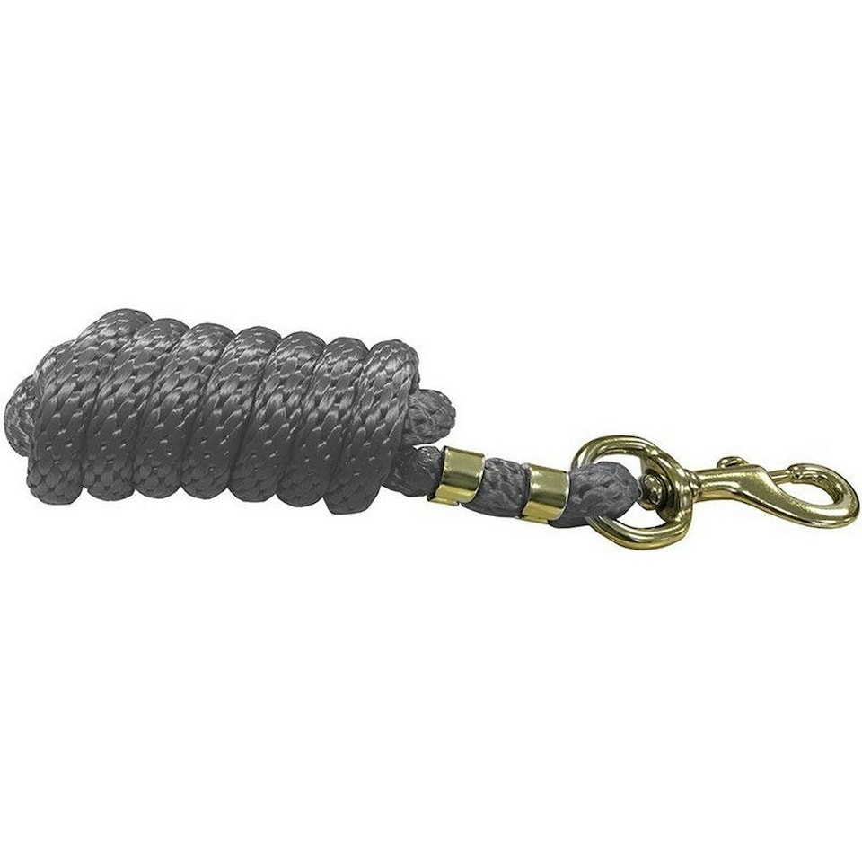 Shires Topaz Horse Lead Rope - Grey - 1.8m