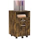 image 1 of Vinsetto Mobile File Cabinet Lockable Documents Storage w/ 5 Wheels Black