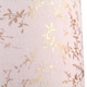 image 4 of Modern Soft Pink Cotton Fabric 12 Inch Lamp Shade with Gold Foil Floral Decoration | Pink