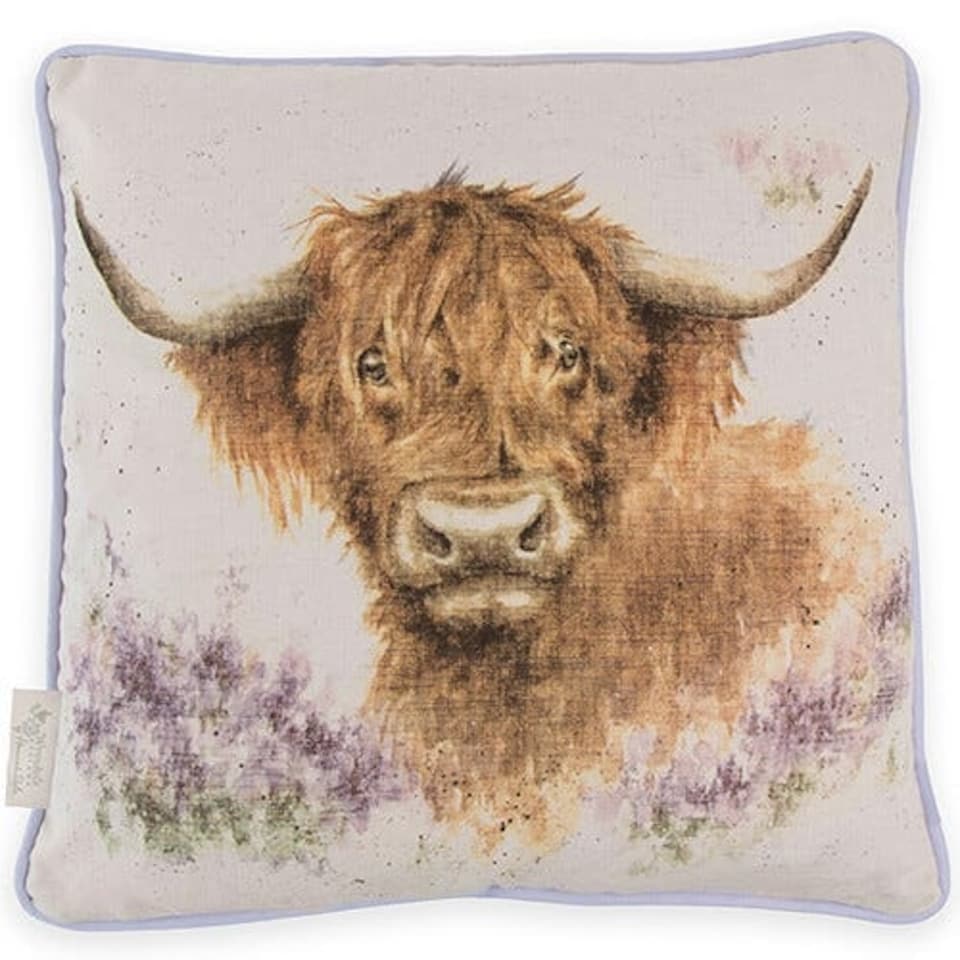 image 1 of Wrendale Designs Highland Cow Cushion