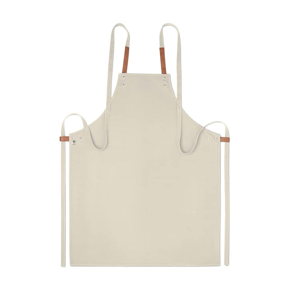 image 1 of MidOcean Nagpur Organic Cotton Apron - Beige - One Size Brown