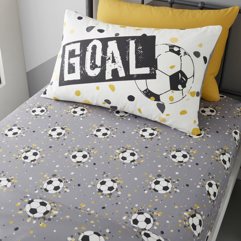 image 1 of Bedlam Goal Fitted Bed Sheet Gold
