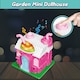 image 2 of Cafe Garden Portable Dollhouse Playset – Mini 3D Doll House with Light & Sound, Garden Swing & Accessories  Pretend Play Gift for Kids Ages 3+