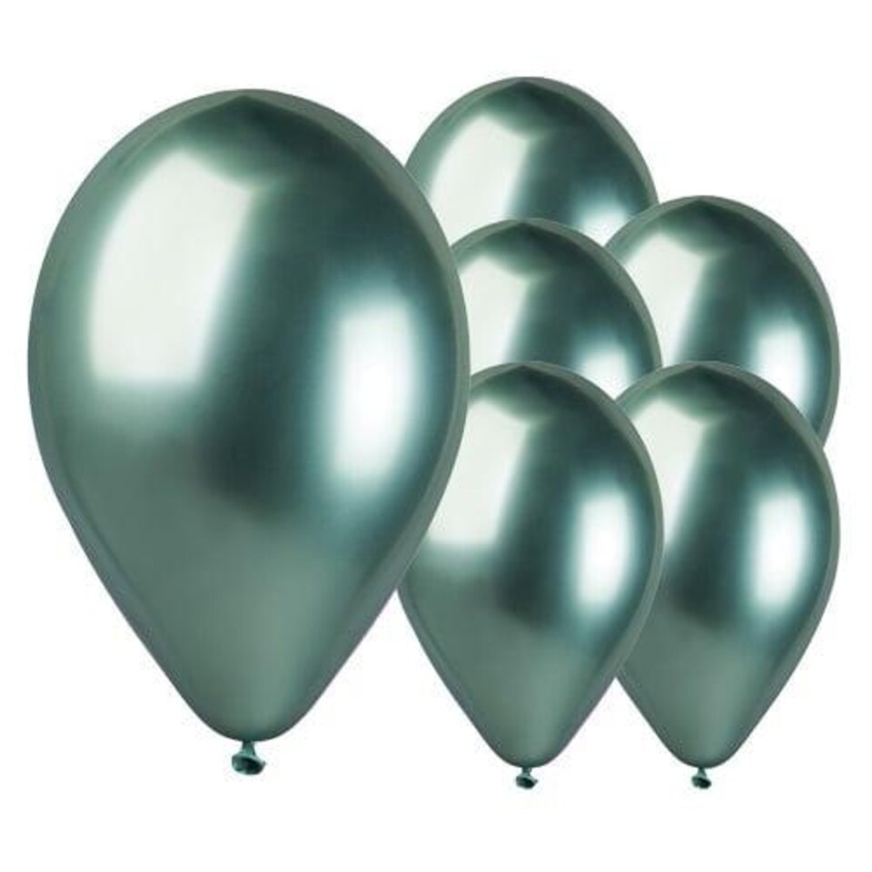 image 1 of Shiny Green Bio Latex Balloons 33cm / 13 in - Pack of 6