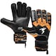 image 1 of Precision Unisex Adult Fusion X Roll Finger Protect Goalkeeper Gloves - Black/Fluorescent Orange/White - 10