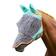 image 2 of Shires Zeb-Tek Horse Fly Mask - Black/White - Cob