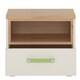 image 2 of 4KIDS 1 Drawer Bedside Cabinet with Lemon Handles