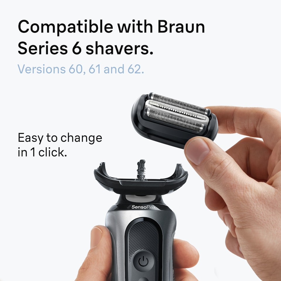 image 1 of Braun Series 6 Electric Shaver ORIGINAL Replacement Head, 64B