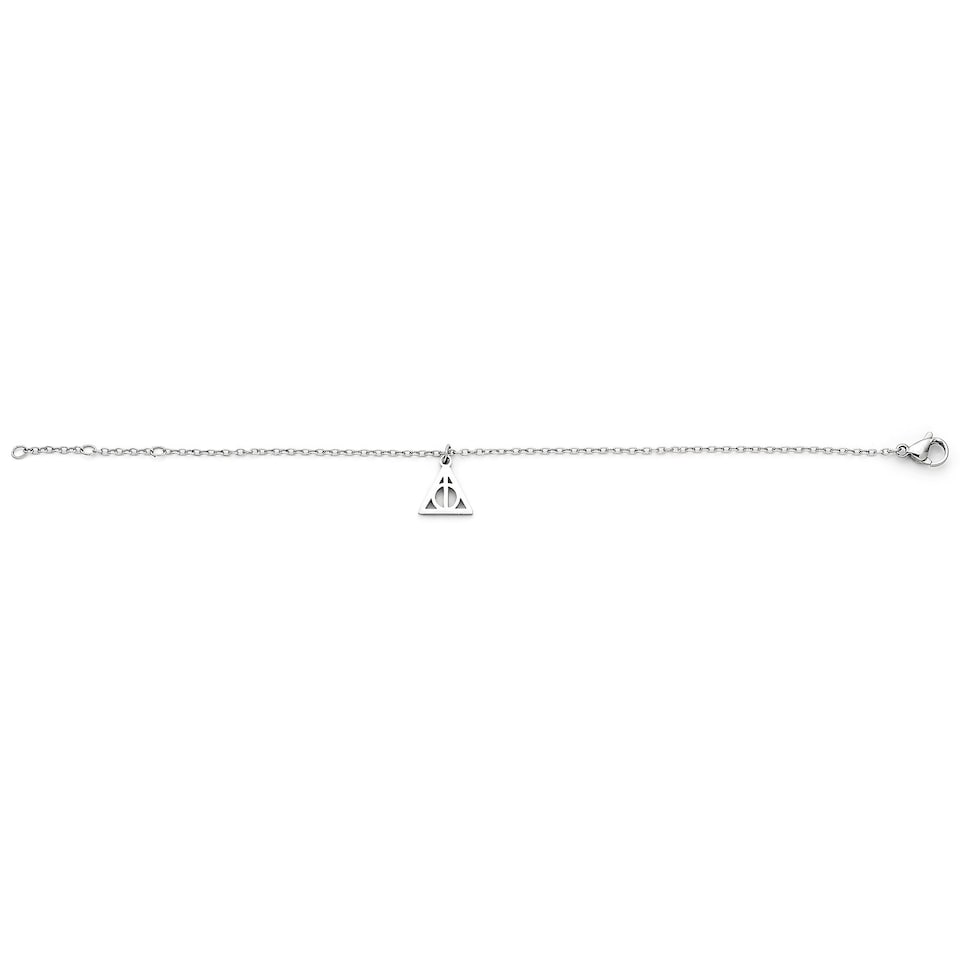 image 1 of Harry Potter Deathly Hallows Stainless Steel Chain Bracelet