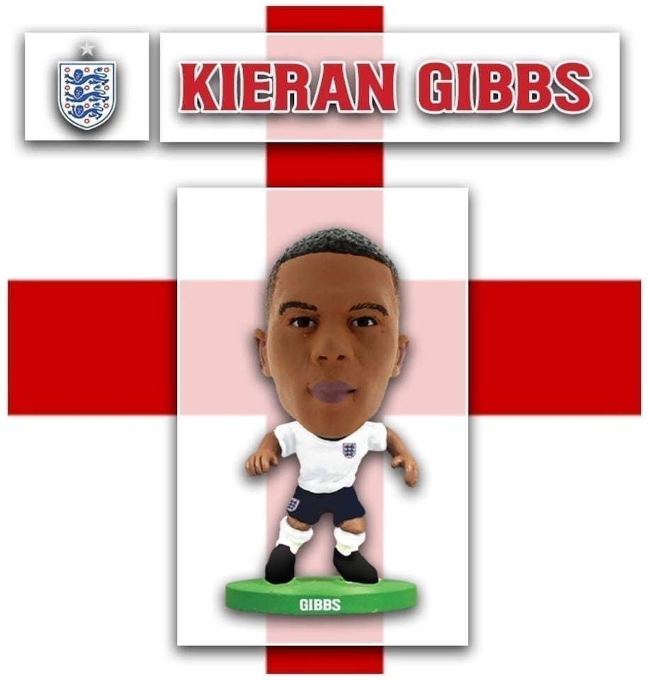 image 1 of Soccerstarz - England - Kieran Gibbs - Home Kit