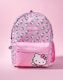image 5 of Hello Kitty Girls Pink Backpack | Zip-Up School Rucksack with Character Print | Cartoon Streetwear Bag for Kids | Durable Daily Use & Travel Bag | Hello Kitty Merch | Pink | Pink