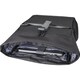 image 4 of Aqua Roll Top Recycled Water Resistant 20L Bike Bag - Solid Black - One Size