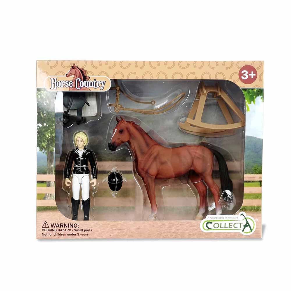 CollectA Lady Tournament Rider & Accessories Window Box