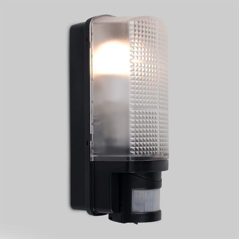 image 1 of ValueLights Griffin Black Outdoor Wall Bulkhead Light