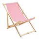 image 2 of Interiors by Premier Stylish Pink Deckchair, Adjustable Garden Chair, Ethically Sourced Lawn Chair, Sling Design Deck Chair