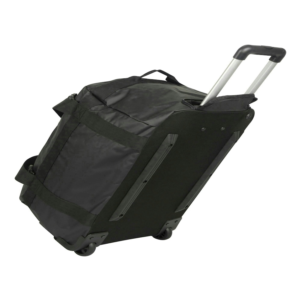 image 1 of Mountain Warehouse Cargo Wheelie Bag Grab Handles Inner Pocket Luggage Carrier Black