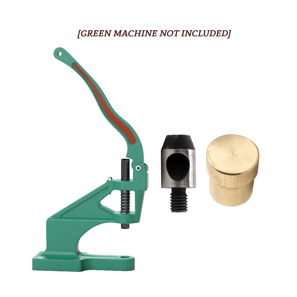 image 1 of 7mm Multi-Layer Hole Cutter Punch Die Tool wth Gold Base for Fabrics