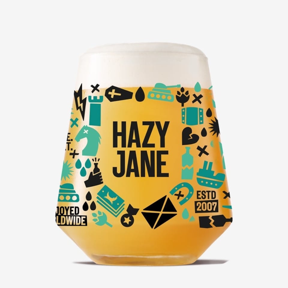 image 1 of Hazy Jane Harmony Glass - Icon Design Clear