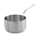 image 2 of Samuel Groves Classic Stainless Steel Triply 16cm Saucepan with Lid