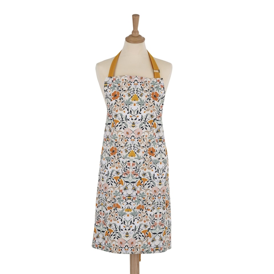 image 1 of Ulster Weavers Bee Bloom Apron - Cotton Multi