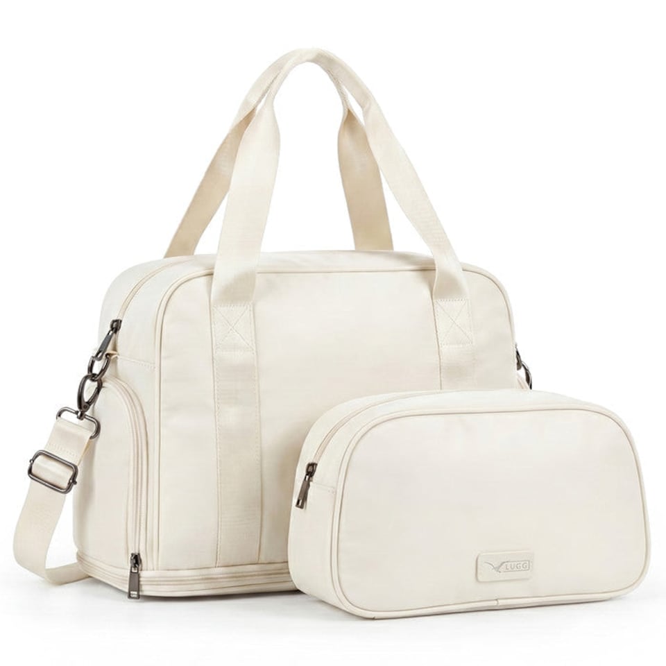 image 1 of Lugg Duffle and Toiletry Bag Set Waterproof Expandable Cabin Size 2 Piece