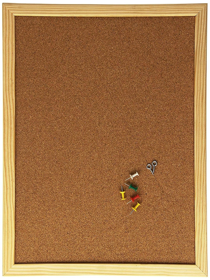 Q Connect 300x400mm Wooden Frame Cork Board