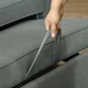image 8 of HOMCOM 2 Seater Sofa Bed Click Clack Couch Sleeper for Living Room Grey