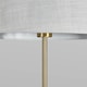 image 5 of BHS Stassy Floor Lamp, Satin Brass
