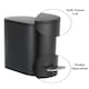image 5 of Showerdrape Fortuna 5L Soft Close Bathroom Pedal Bin and Toilet Brush Set in Black