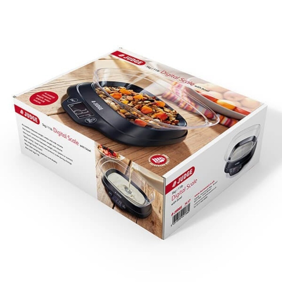 image 1 of Judge Kitchen 5kg Digital Bowl Scale