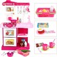 image 1 of My Little Chef Kitchen Play Set – 30-Piece Pretend Cooking Kit with Light & Sound Features (Pink)  For Kids Ages 3+