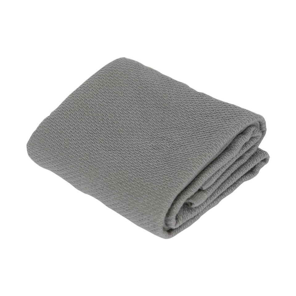 image 1 of Nicola Spring Deluxe 100% Cotton Tea Towel - 60cm x 40cm - Grey