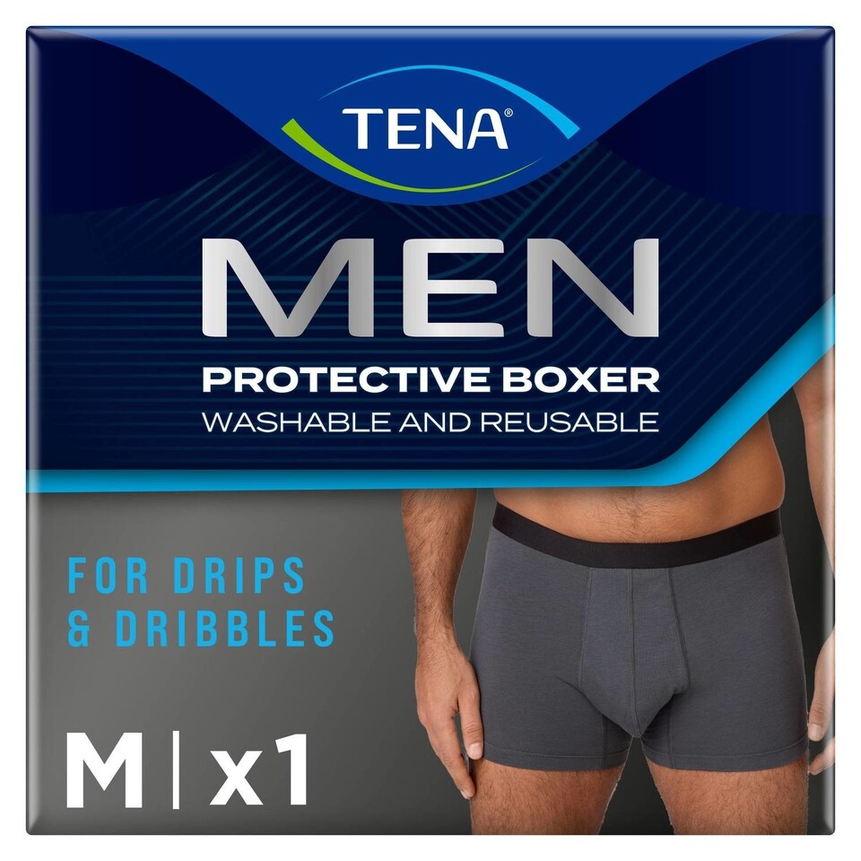TENA MEN Washable and Reusable Protective Boxer Grey M 40x1p