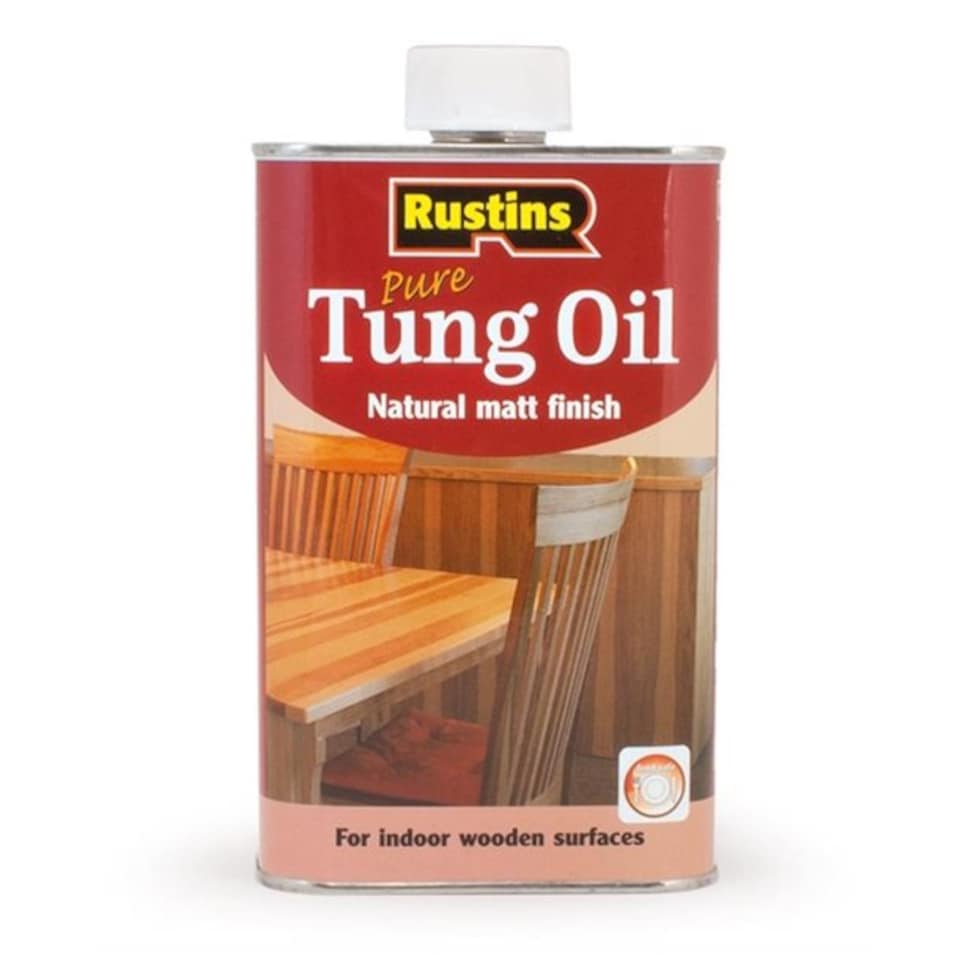 image 1 of Rustins Pure Tung Oil Matt 500ml | Clear | 500ml | 1
