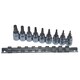 image 3 of 3/8" drive Torx / Star Plus Male Sockets TP10 - TP50 9pcs Set By Bergen