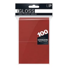 Ultra PRO - PRO-Gloss Standard Sleeves (100) - Red