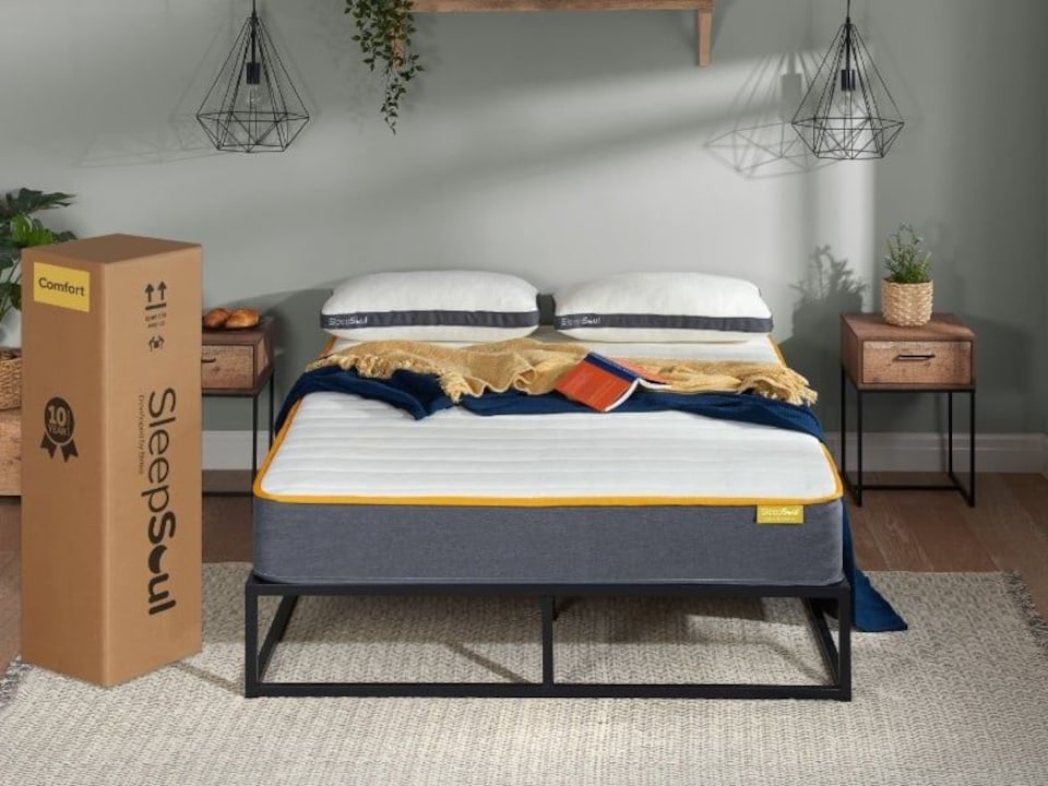 image 1 of SleepSoul Comfort 800 Pocket Mattress Double | White | 1
