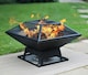 image 1 of Hortus Metal Square Firepit BBQ