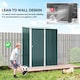 image 5 of Outsunny Outdoor Storage Shed w/ Lockable Door for Garden, Brown